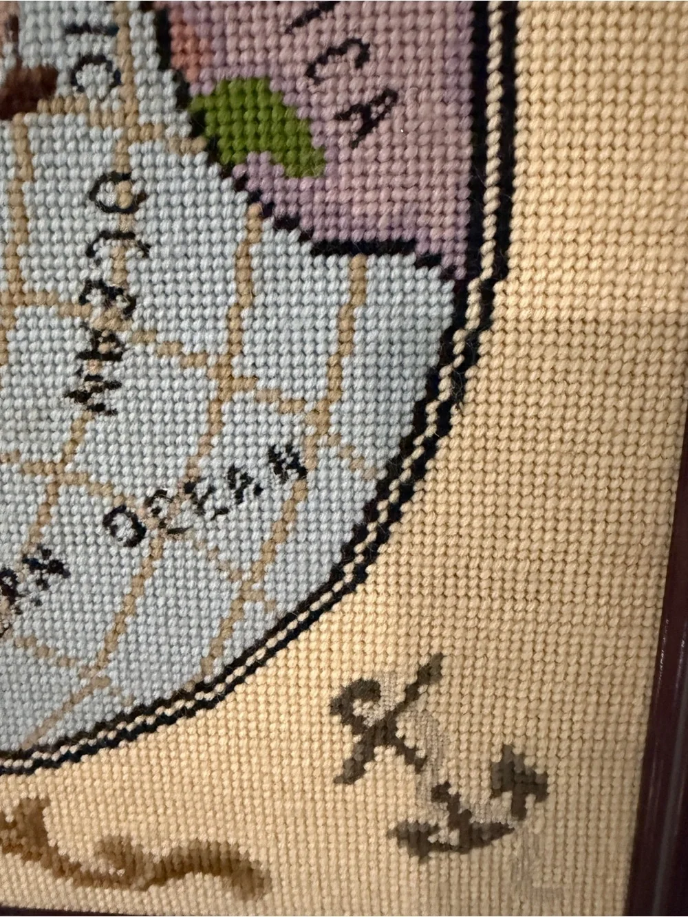N/A hand stitched